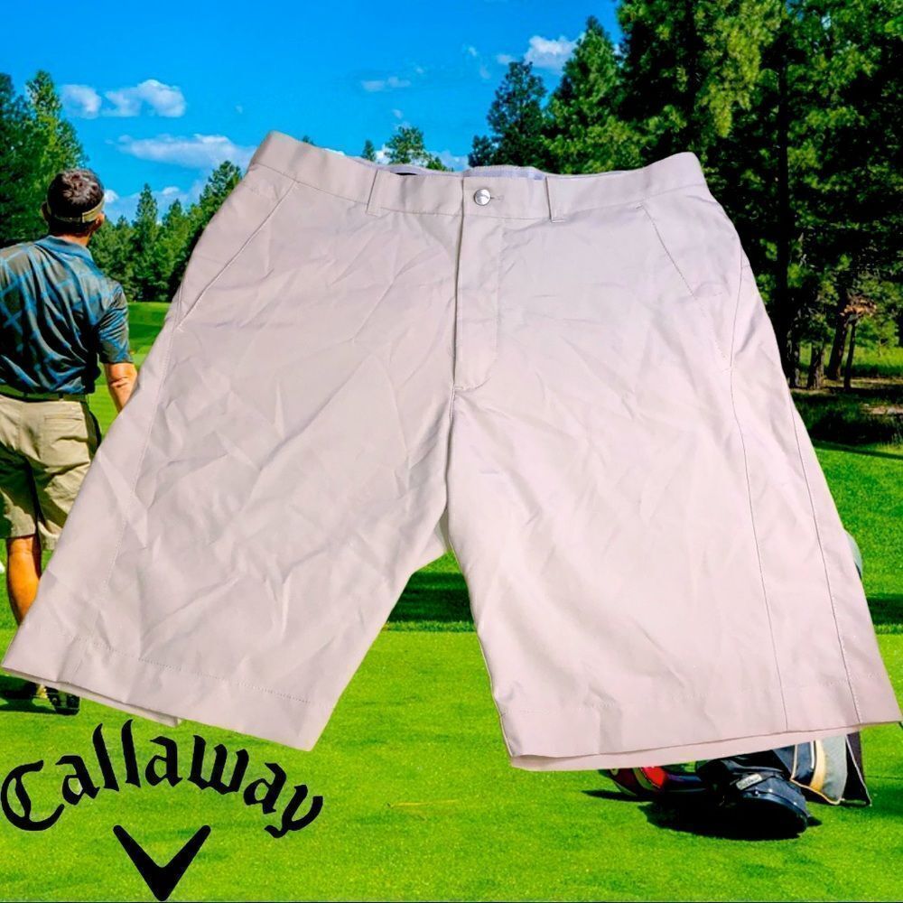 Callaway golf shorts flat front